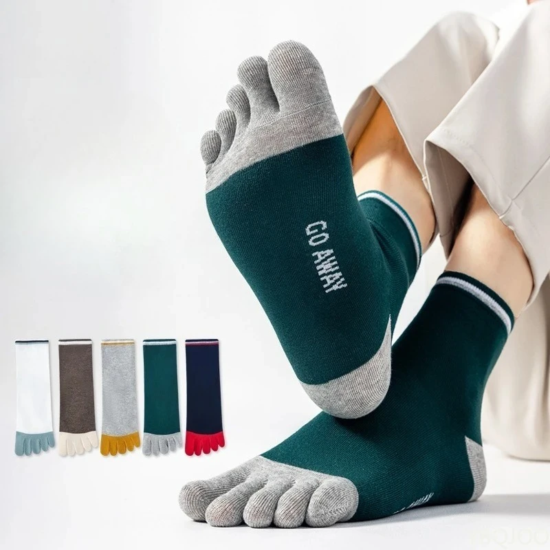 Toe Sock Split - 5 Pasang Kaus Kaki Pria Lima