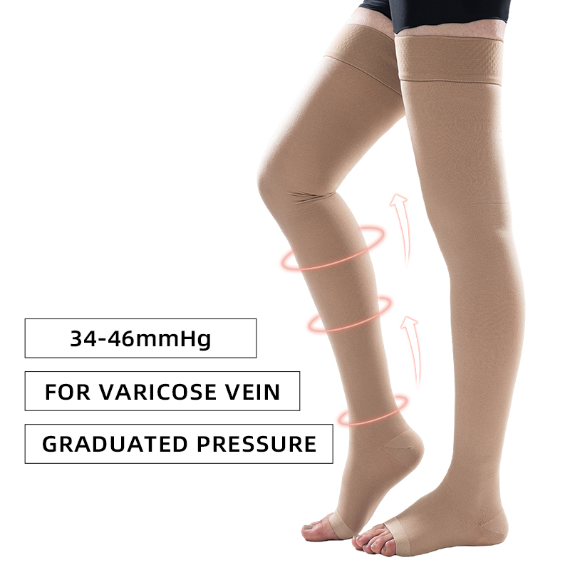 Compression Sock Medical - Kaus kaki kompresi medis, jari terbuka