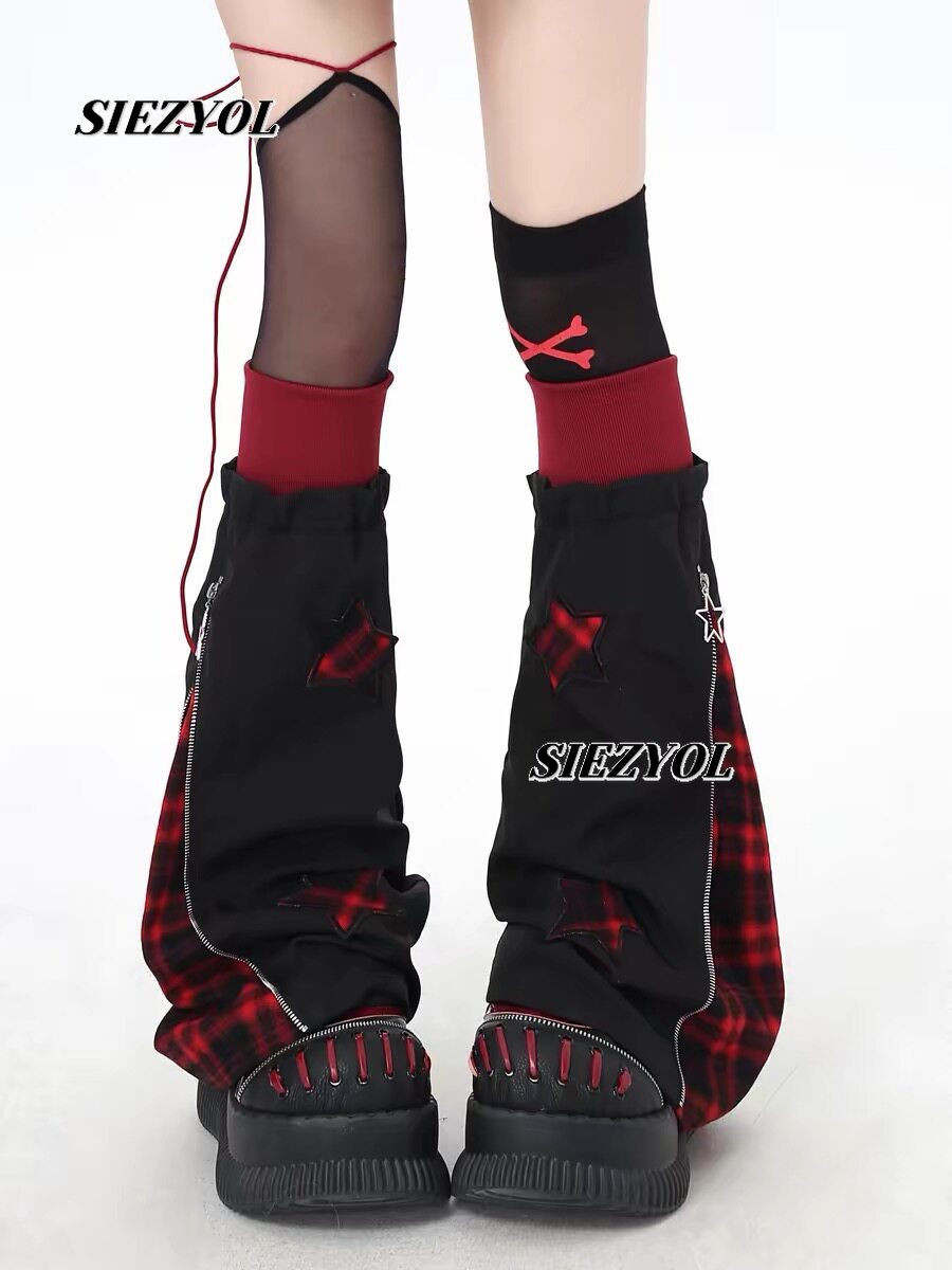 Boot Sock Slouchy - Penghangat Kaki Motif Kotak-kotak Original 2026