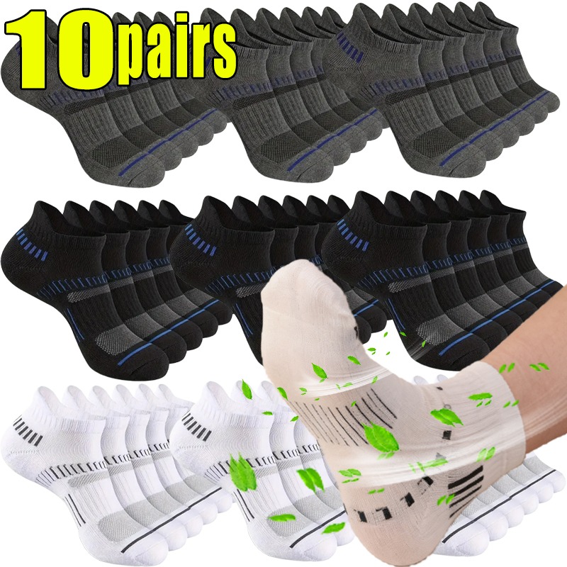 Ankle Sock Low Cut - 1-10 Pasang Kaus Kaki Pria Berbahan