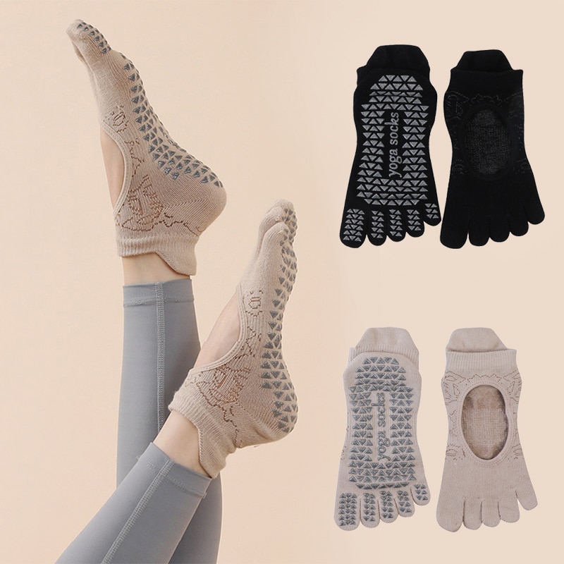 Grip Sock Yoga - Kaus kaki Yoga wanita, kaus kaki
