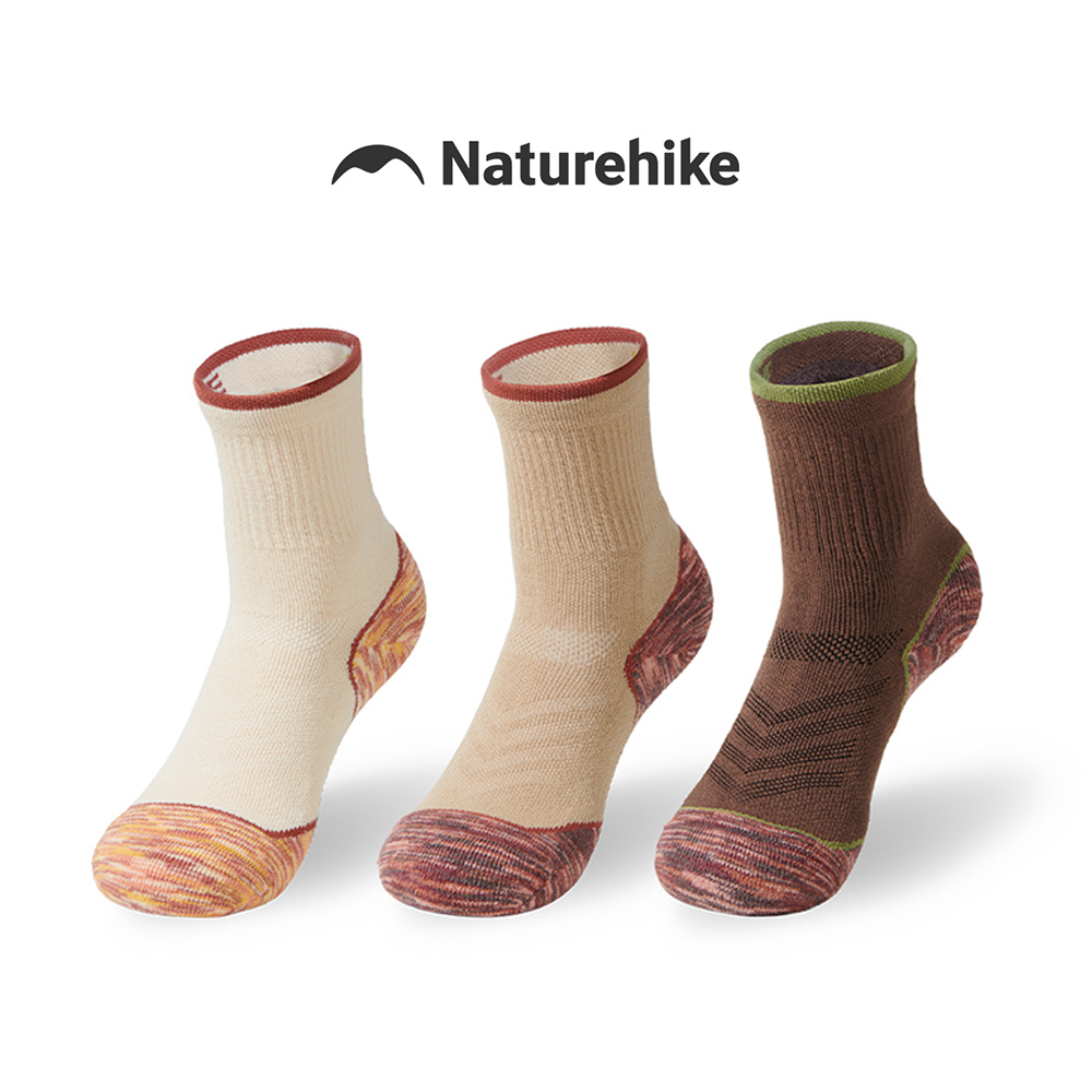 Wool Hiking Sock - Kaus Kaki Naturehike Olahraga Higroskopis Cepat