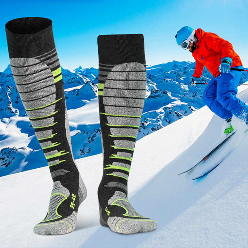 Wool Hiking Sock - GTUBIKE 1 Pasang Kaos Kaki Ski