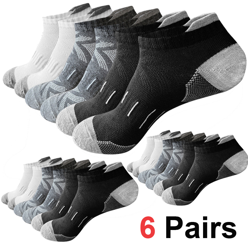 Athletic Sock Cushion - 6/12 Pasang Kaus Kaki Atletik Berbantalan