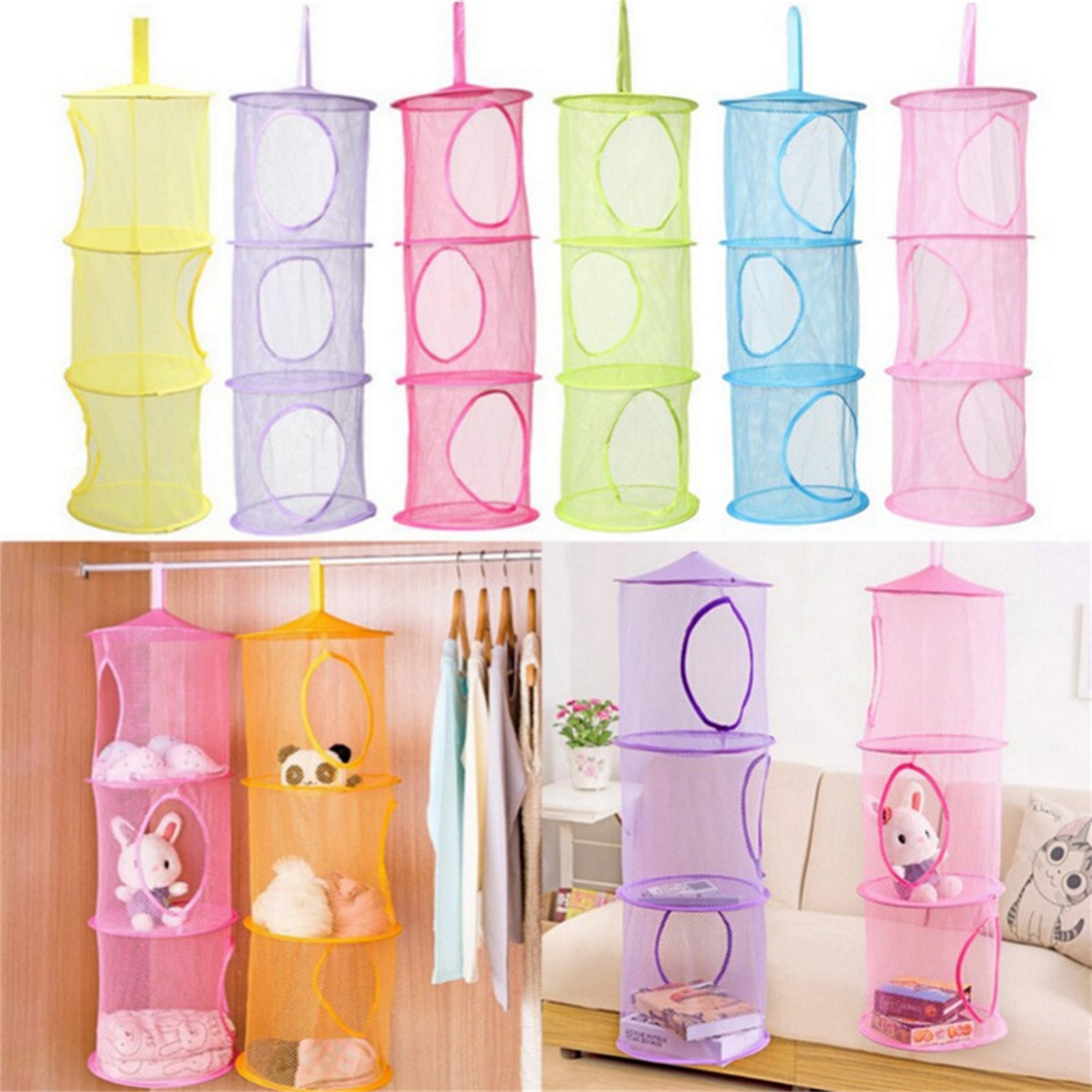 Sock Organizer Tray - Jaring Gantung Boneka Penyimpanan Tempat Tidur