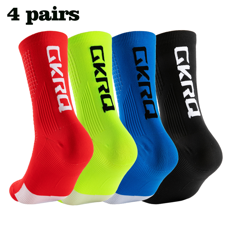 Compression Sock Medical - GKRQ 4 Pasang Kaus Kaki Bersepeda