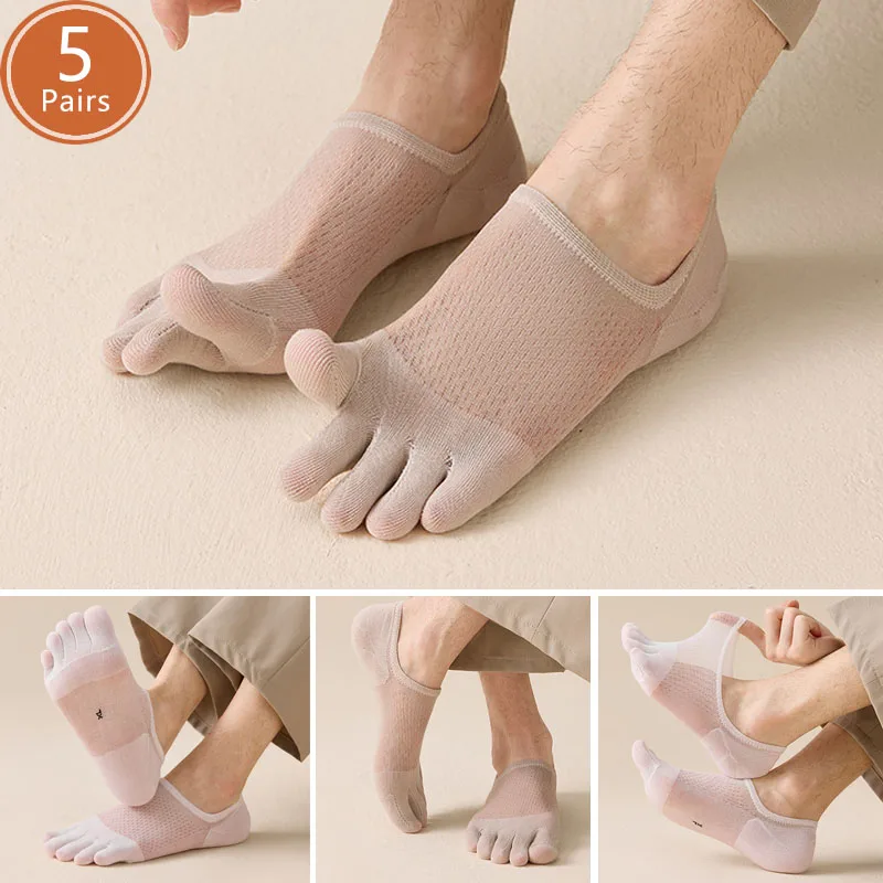 Ankle Sock Low Cut - 5 Pasang Kaus Kaki Tipis Pria