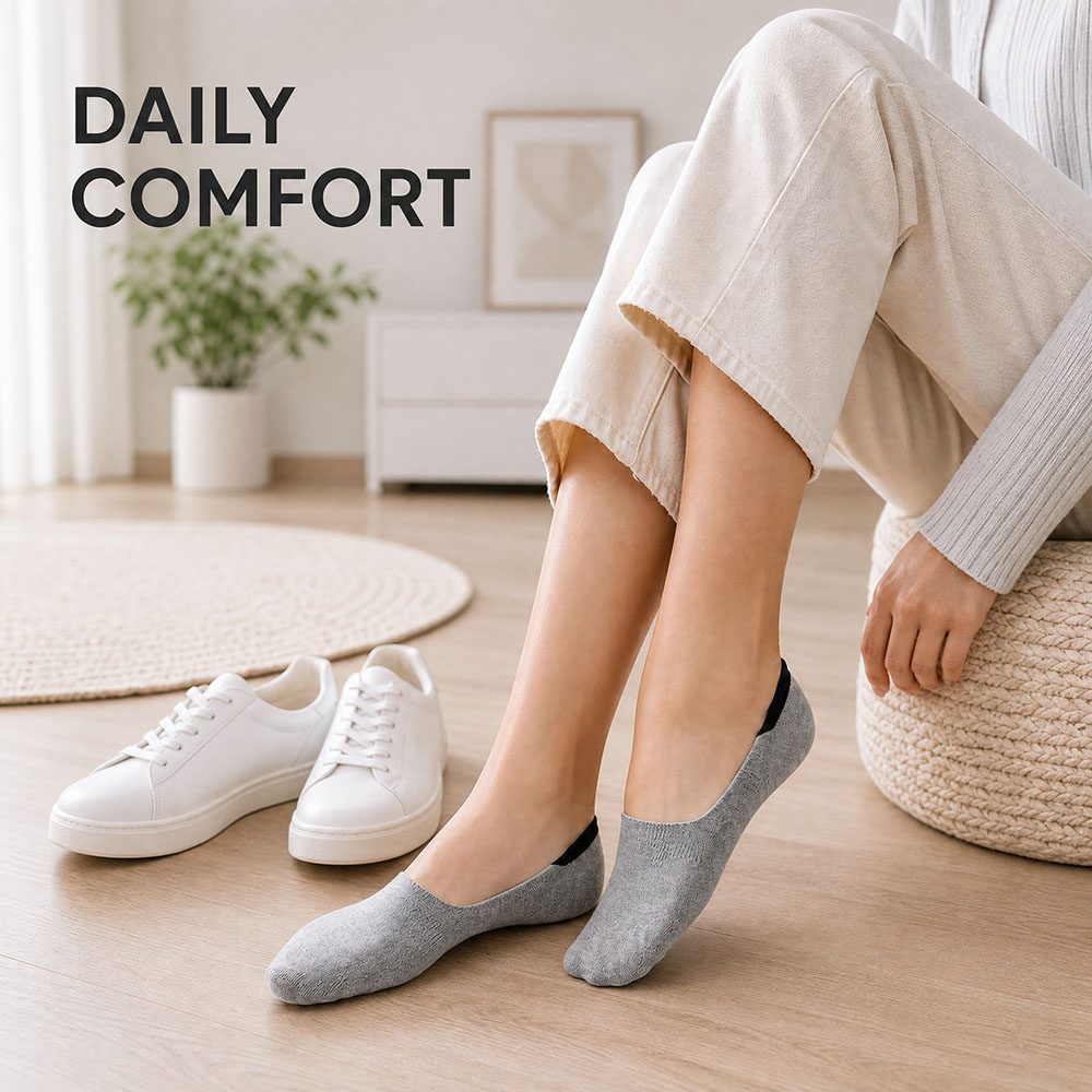 6 Pasang Kaos Kaki Unisex Katu - Invisibility Sock Loafer ulasan dan harga