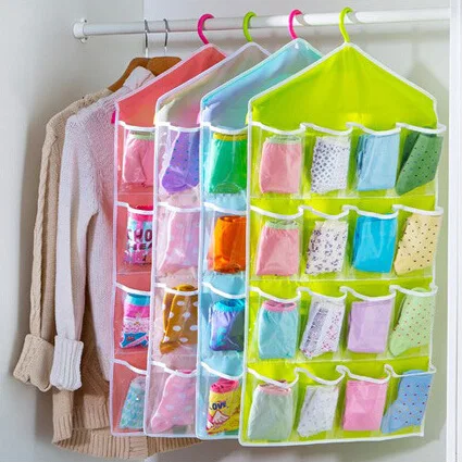 Laris 16 kantong pakaian kanto - Sock Organizer Tray ulasan dan harga