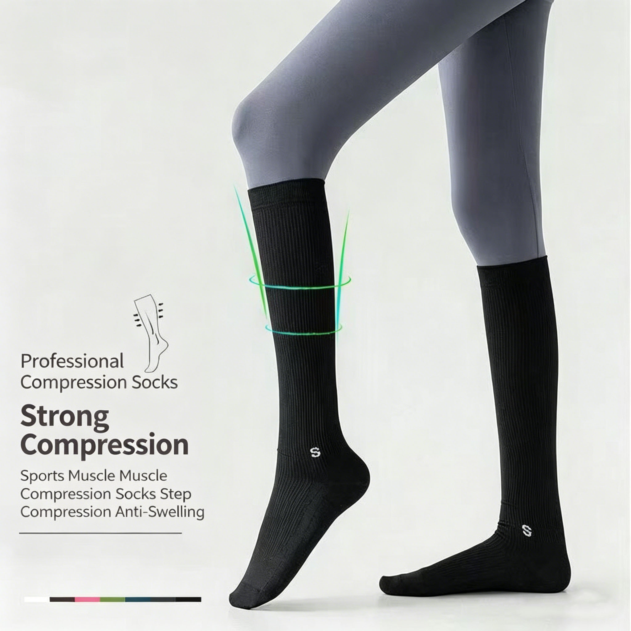 Kaos Kaki Kompresi Olahraga Pr - Compression Sleeve Calf ulasan dan harga