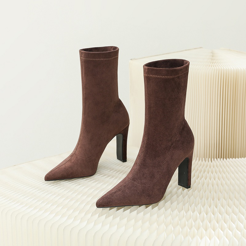 Eilyken sepatu bot pendek hak  - No Show Sock Women ulasan dan harga