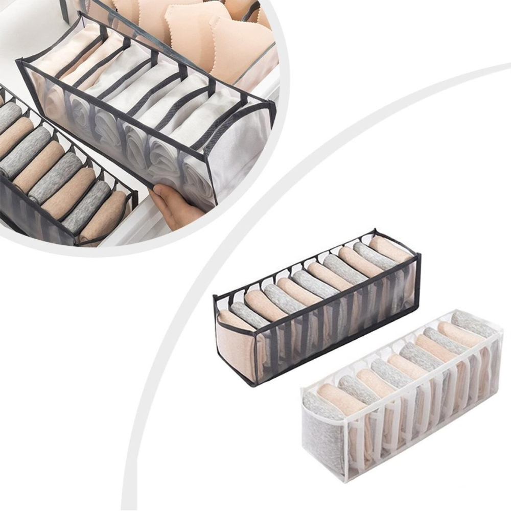 7 Kotak Penyimpanan Pakaian Da - Sock Organizer Tray ulasan dan harga