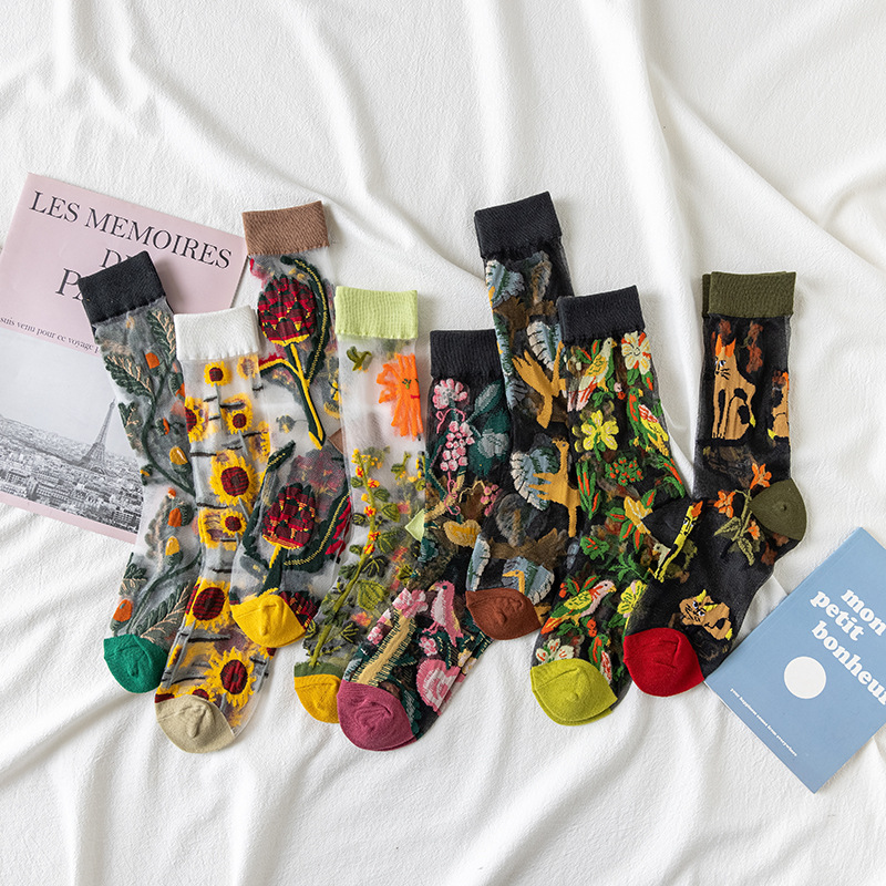 1/4 Pasang Kaus Kaki Sutra Kac - Silk Sock Bamboo ulasan dan harga
