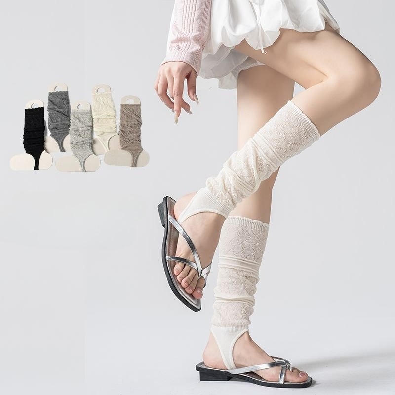 1 Pasang Kaus Kaki Wanita Mode - Boot Sock Slouchy ulasan dan harga