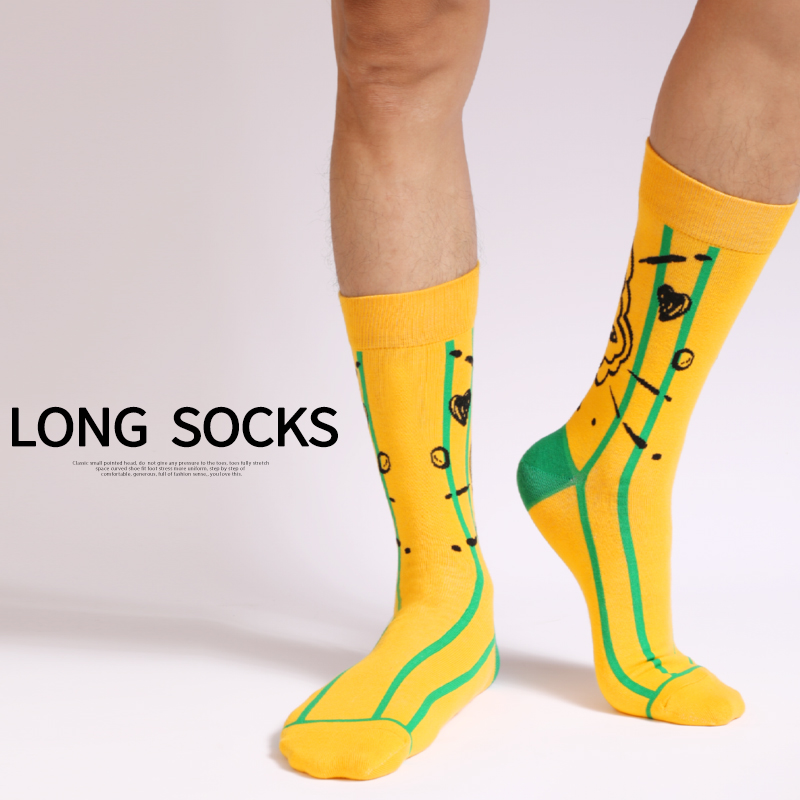 Kaus kaki bermotif untuk pria  - Cotton Crew Sock Pack ulasan dan harga