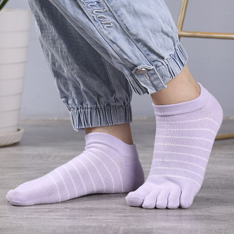 1/5 Pasang Kaus Kaki Lima Jari - Ankle Sock Low Cut ulasan dan harga