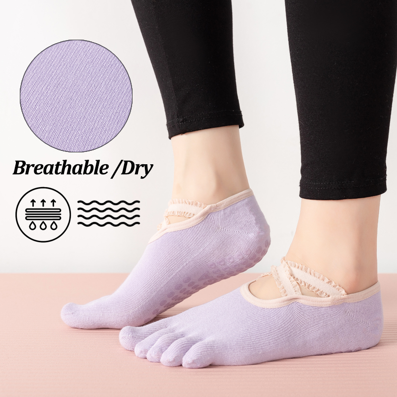 Kaus Kaki Pilates Anti Selip W - Grip Sock Yoga ulasan dan harga