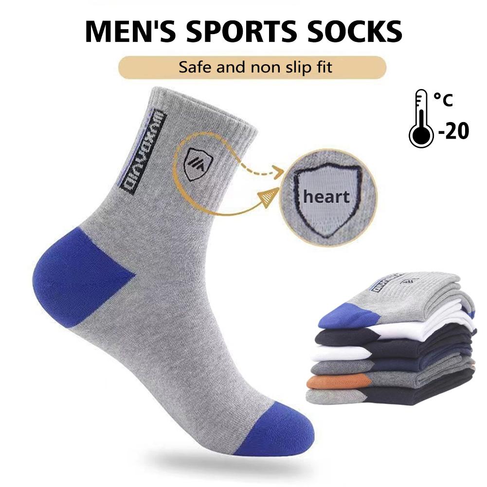 5 Pasang Kaos Kaki Pria Anti B - Cotton Crew Sock Pack ulasan dan harga