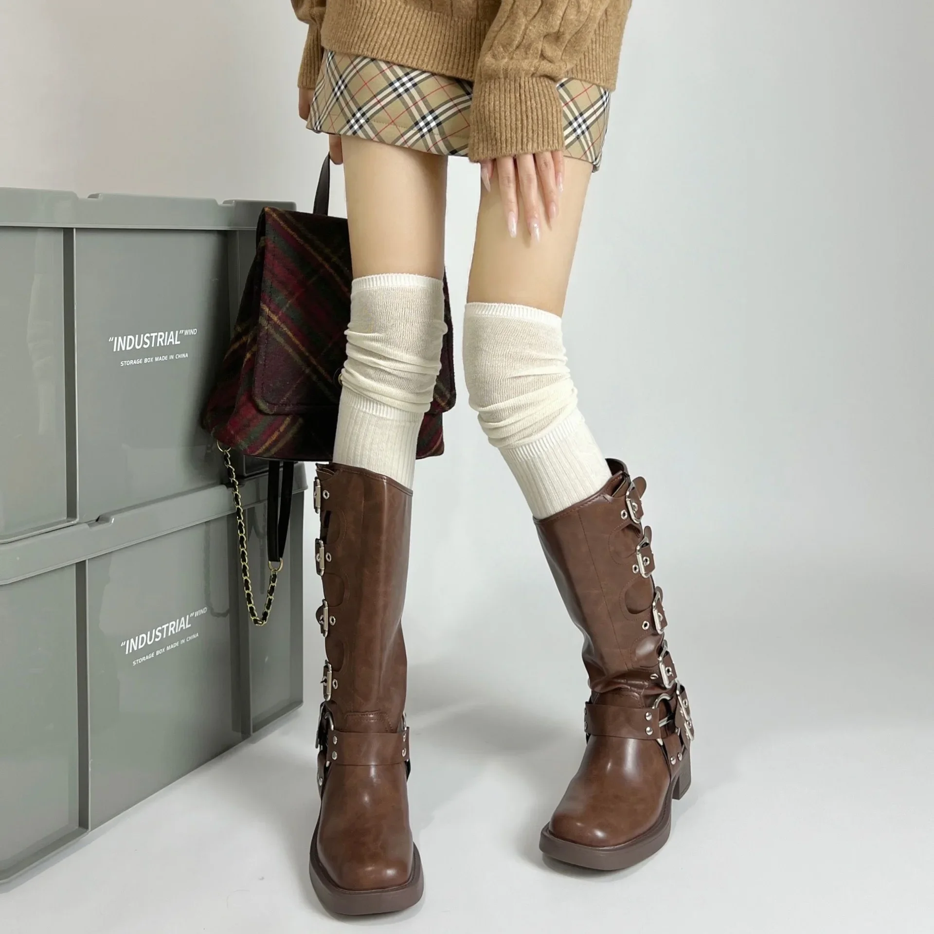 1-10 Pasang Kaus Kaki Tinggi P - Boot Sock Slouchy ulasan dan harga