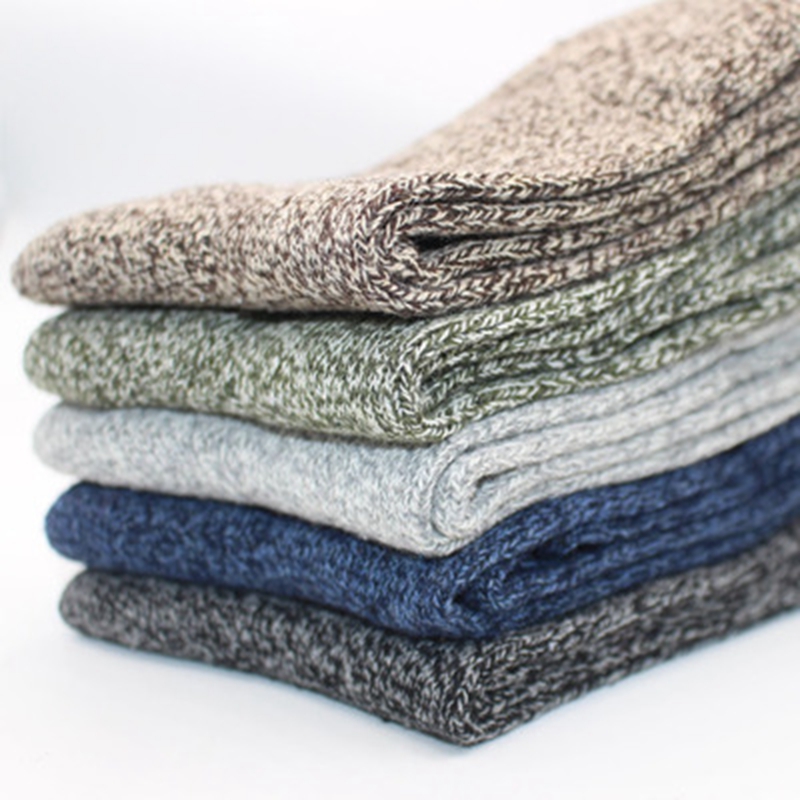 5 Pasang 1 Lot Kaus Kaki Wol H - Cotton Crew Sock Pack ulasan dan harga