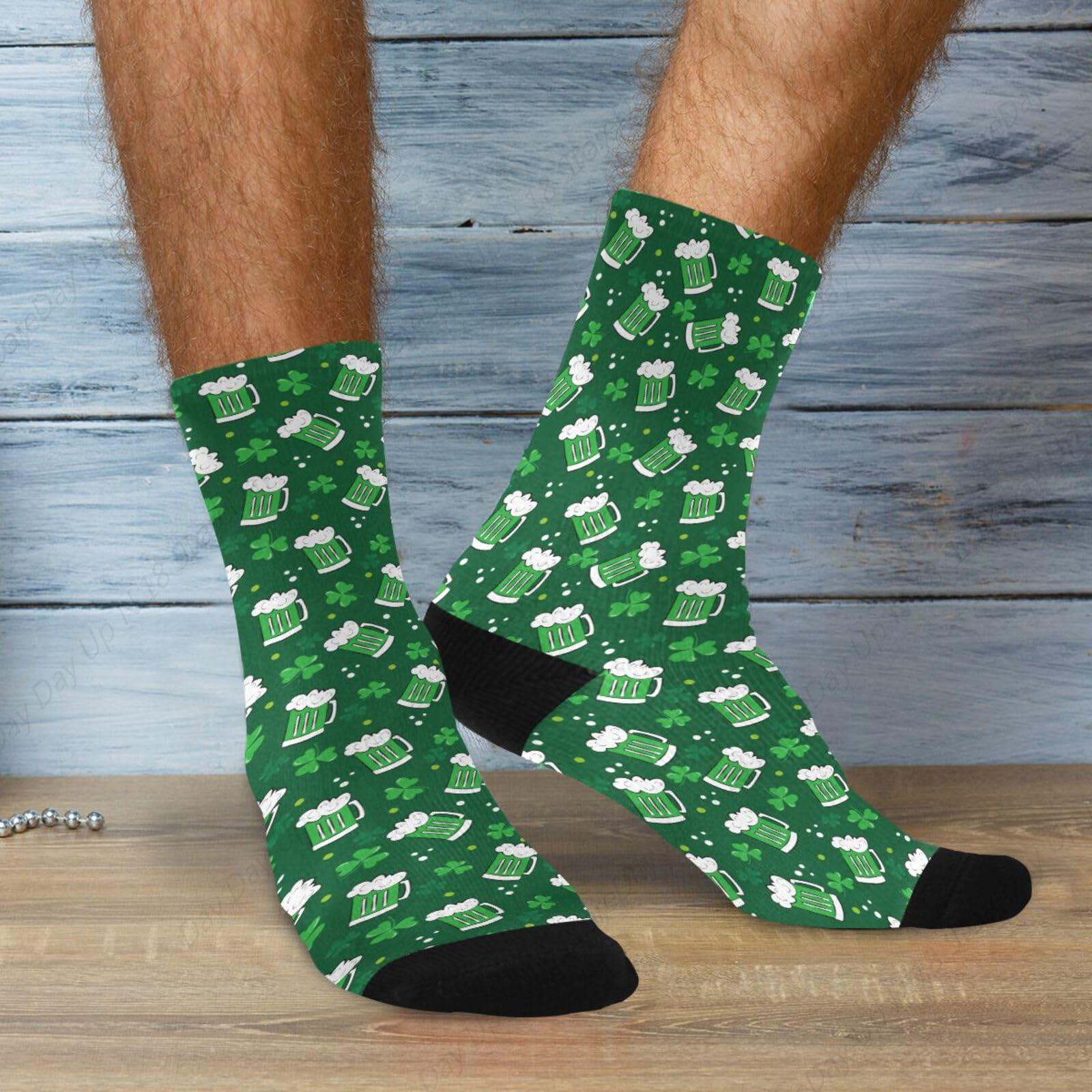 Hijau Clover Leaf bir St. Patr - Cotton Crew Sock Pack ulasan dan harga