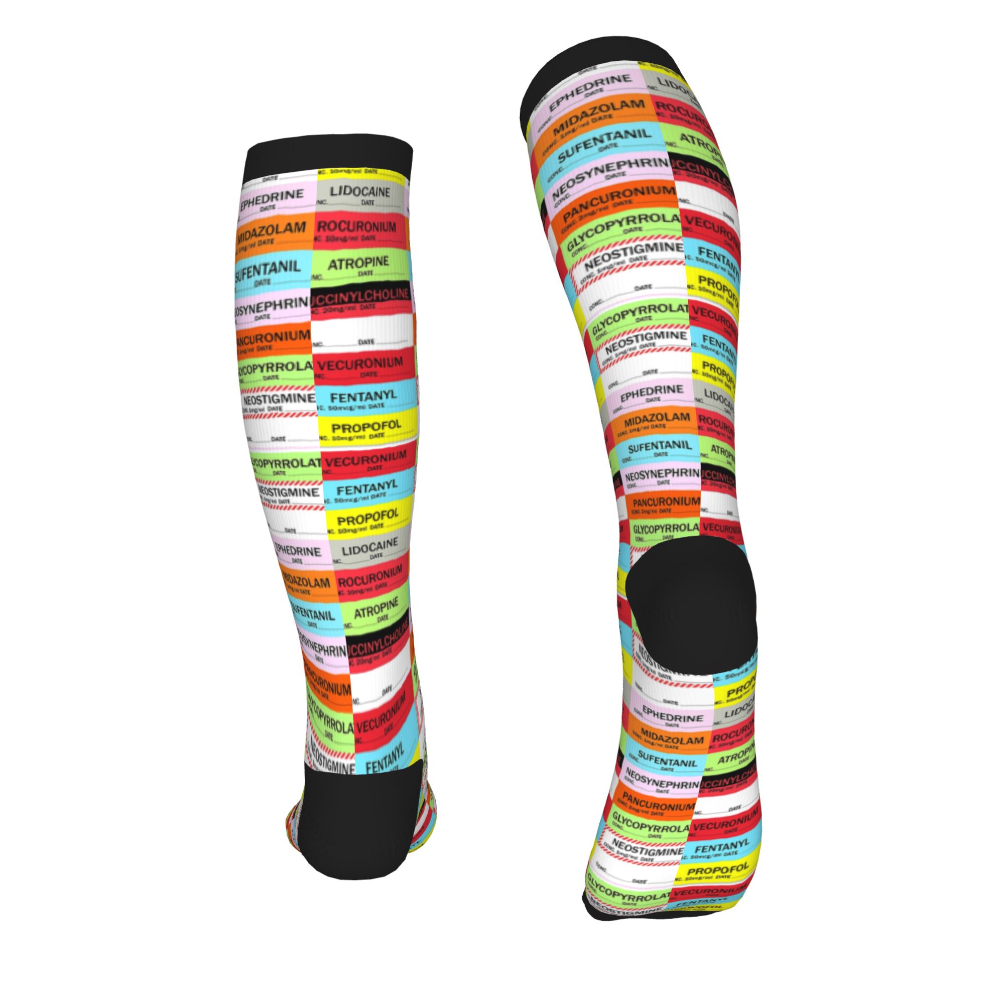Kaus Kaki Label Obat Anestesi  - Compression Sock Medical ulasan dan harga