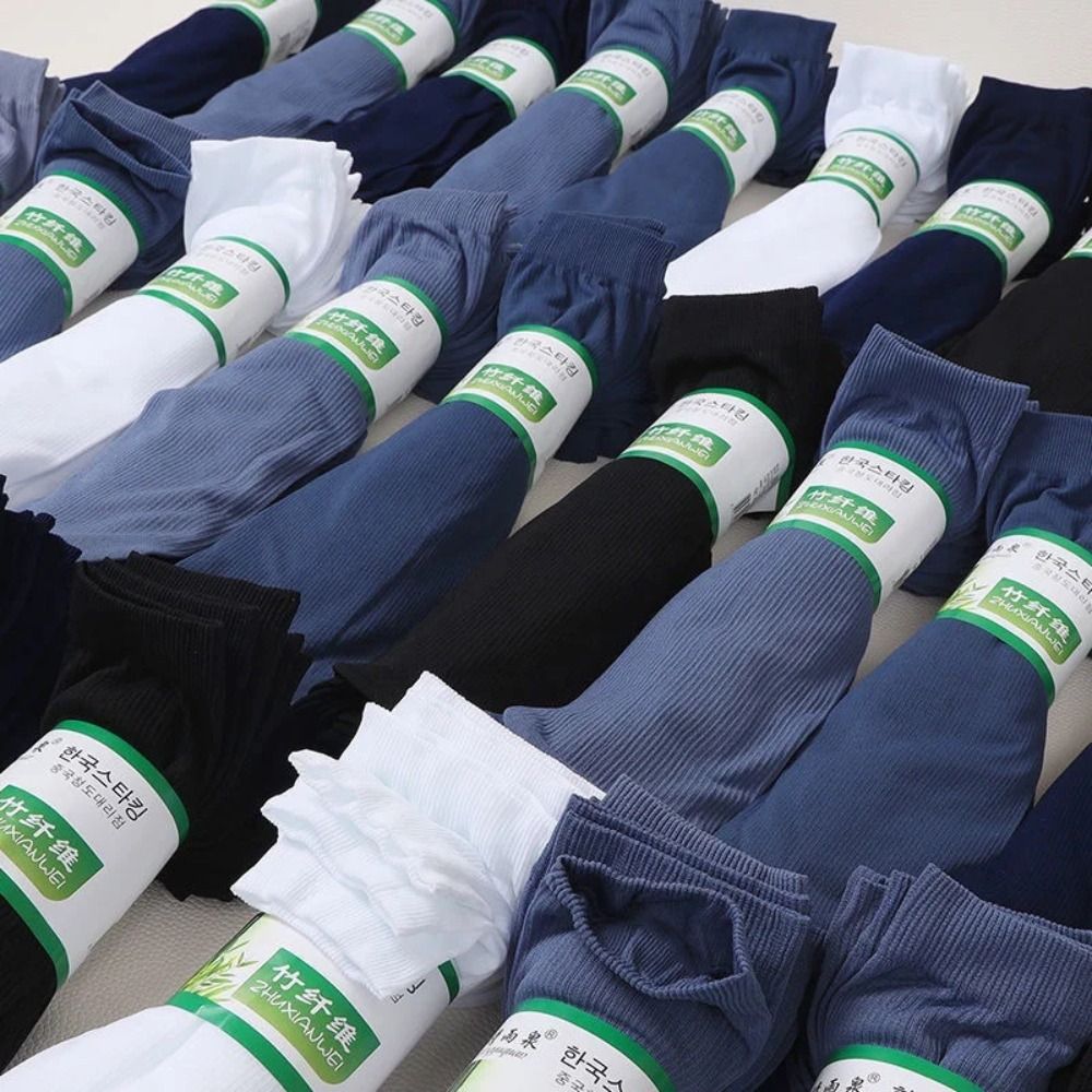 10 Pasang Kaus Kaki Pria Kasua - Silk Sock Bamboo ulasan dan harga