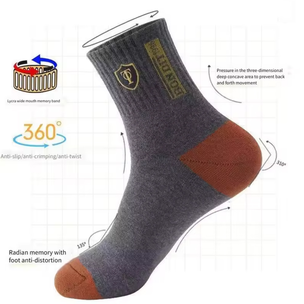 Kaos Kaki Pria 20 Pasang Premi - Cotton Crew Sock Pack ulasan dan harga