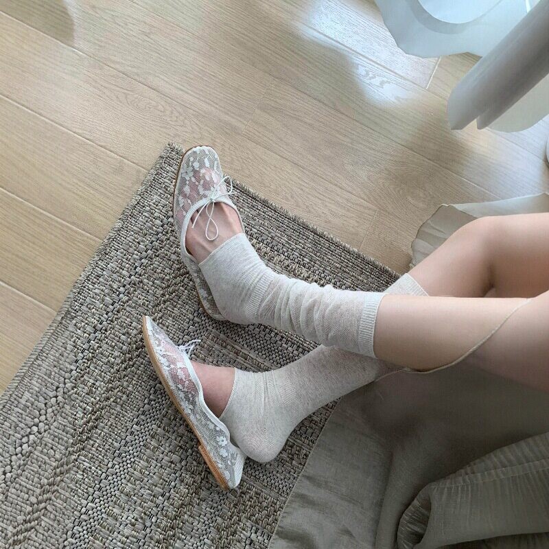 1 Pasang Penutup Kaki Berbahan - Boot Sock Slouchy ulasan dan harga