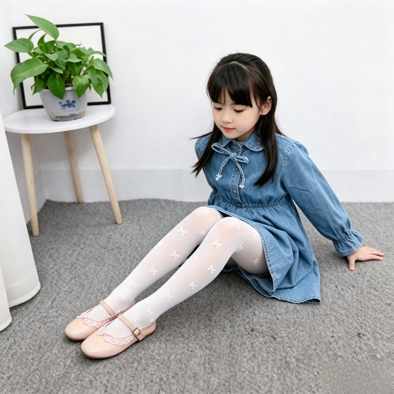 Stoking Balet 10D Motif Pita H - Tights Pantyhose Sheer ulasan dan harga