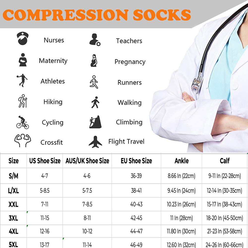 Brotock 3 Pasang untuk Dropshi - Compression Sock Medical ulasan dan harga
