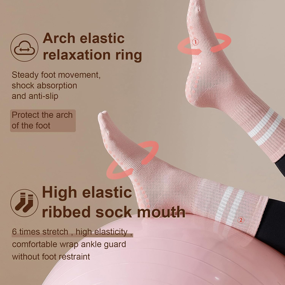 Kaus Kaki Yoga Pilates dengan  - Grip Sock Yoga ulasan dan harga