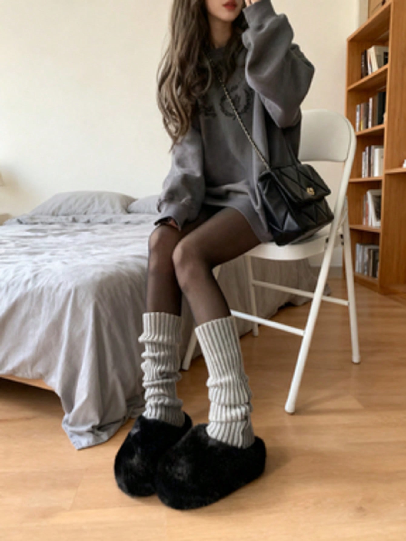 2 Buah Kaus Kaki Rajut Bergari - Boot Sock Slouchy ulasan dan harga