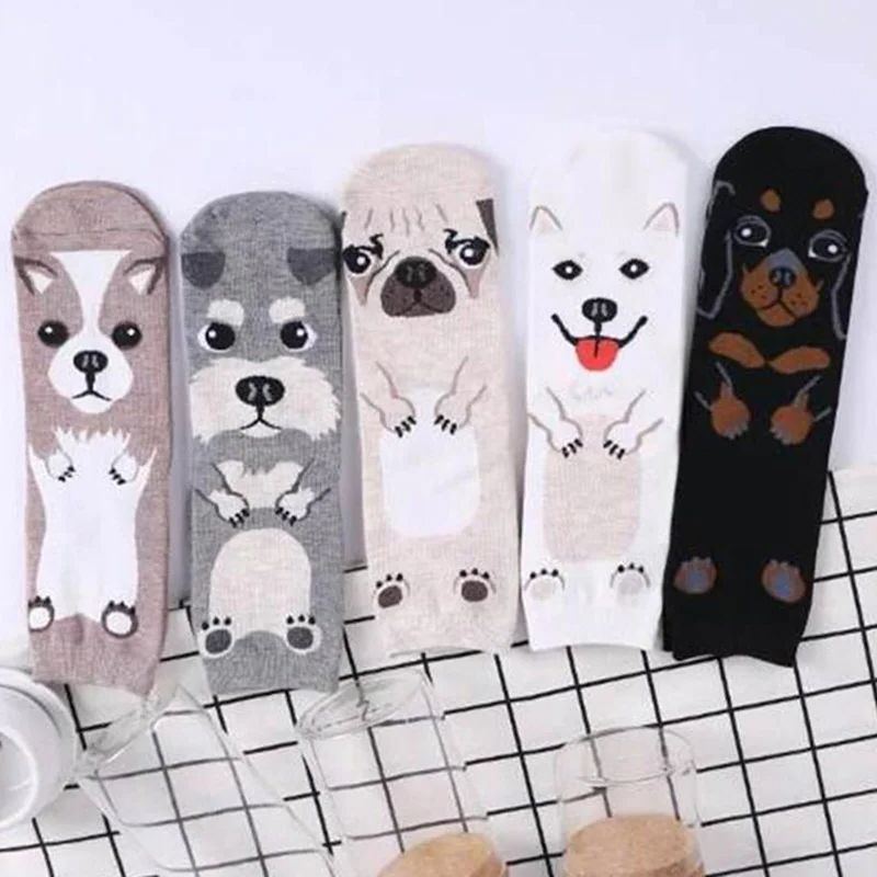 5 Pasang/Pak Kaus Kaki Anjing  - Cotton Crew Sock Pack ulasan dan harga
