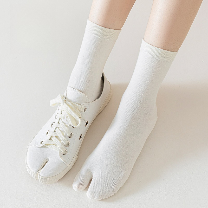 1 Pasang Kaus Kaki Tabi Katun  - Toe Sock Split ulasan dan harga
