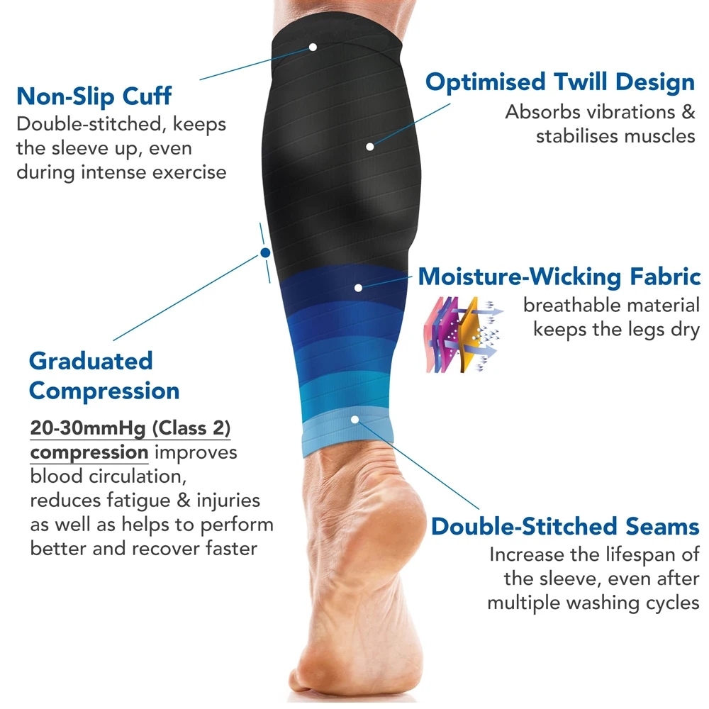 1 Pasang Kaus Kaki Kompresi Be - Compression Sleeve Calf ulasan dan harga