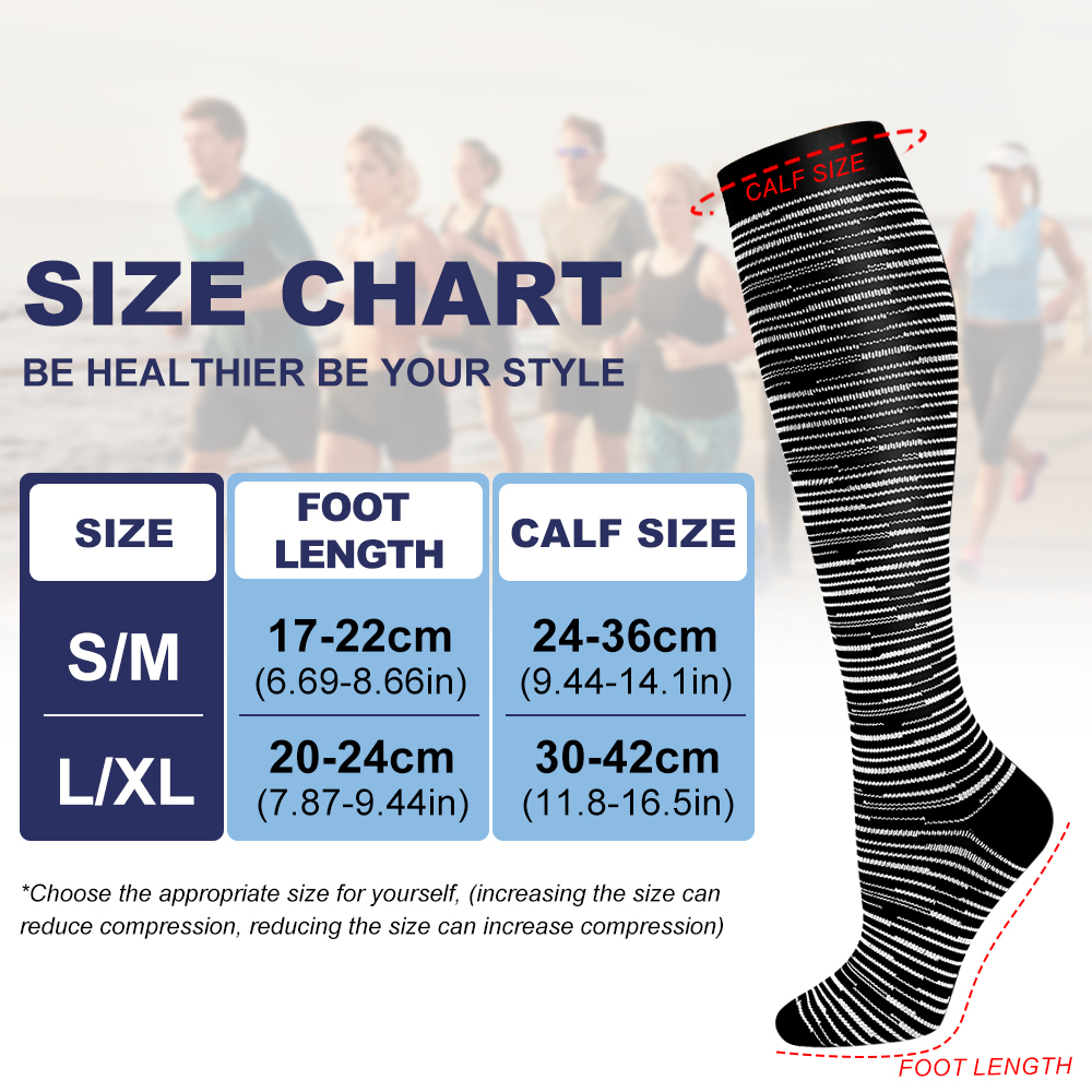 GOMOREON 6 Pasang Kaus Kaki Ko - Compression Sock Medical ulasan dan harga