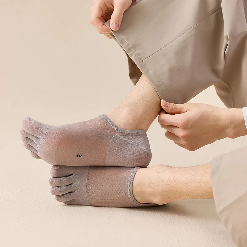 5 Pasang Kaus Kaki Tipis Pria  - Ankle Sock Low Cut ulasan dan harga