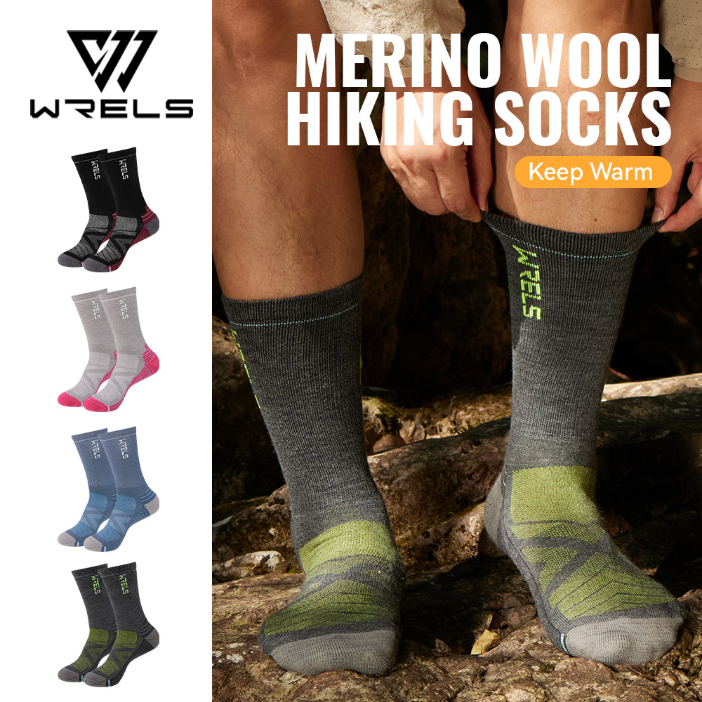 Kaos Kaki Wol Merino WRELS 1/2 - Wool Hiking Sock ulasan dan harga
