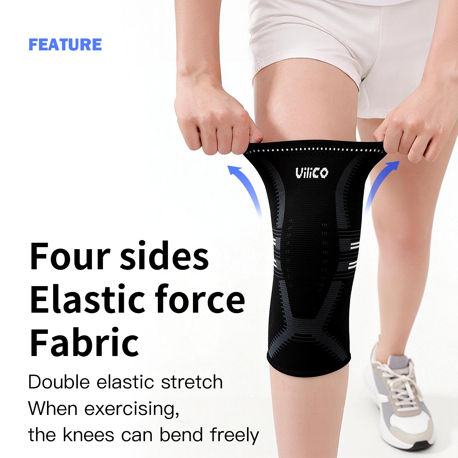 1 Buah Penyangga Lutut untuk W - Compression Sleeve Calf ulasan dan harga