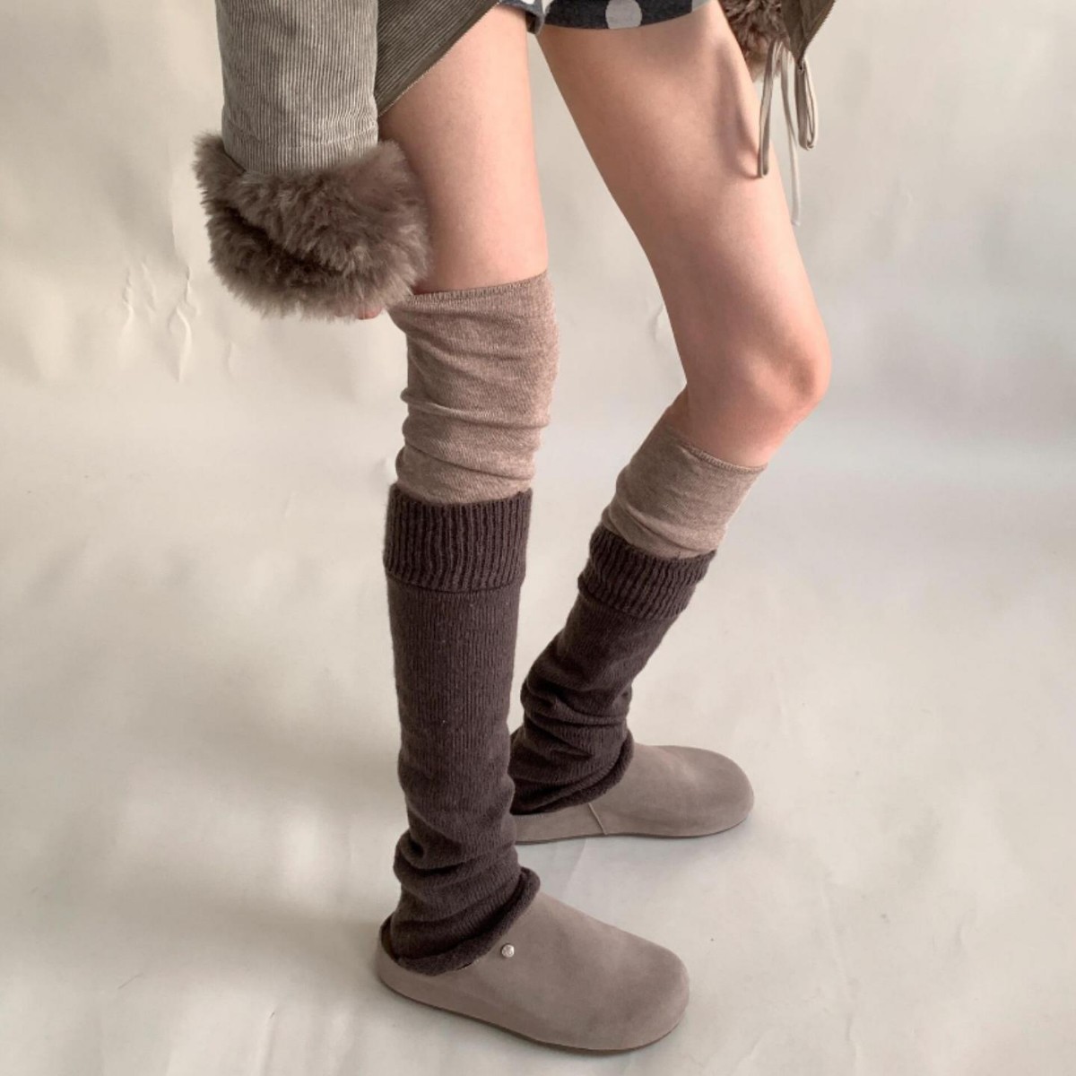 Kaus Kaki Wanita Setinggi Paha - Boot Sock Slouchy ulasan dan harga