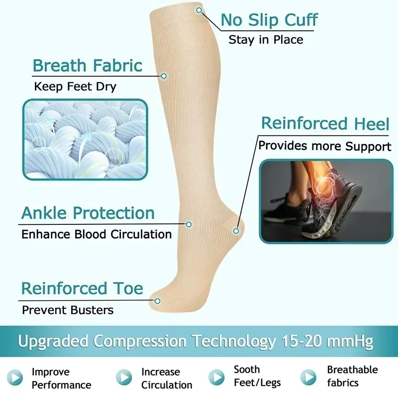1 Pasang Kaus Kaki Kompresi Wa - Compression Sleeve Calf ulasan dan harga